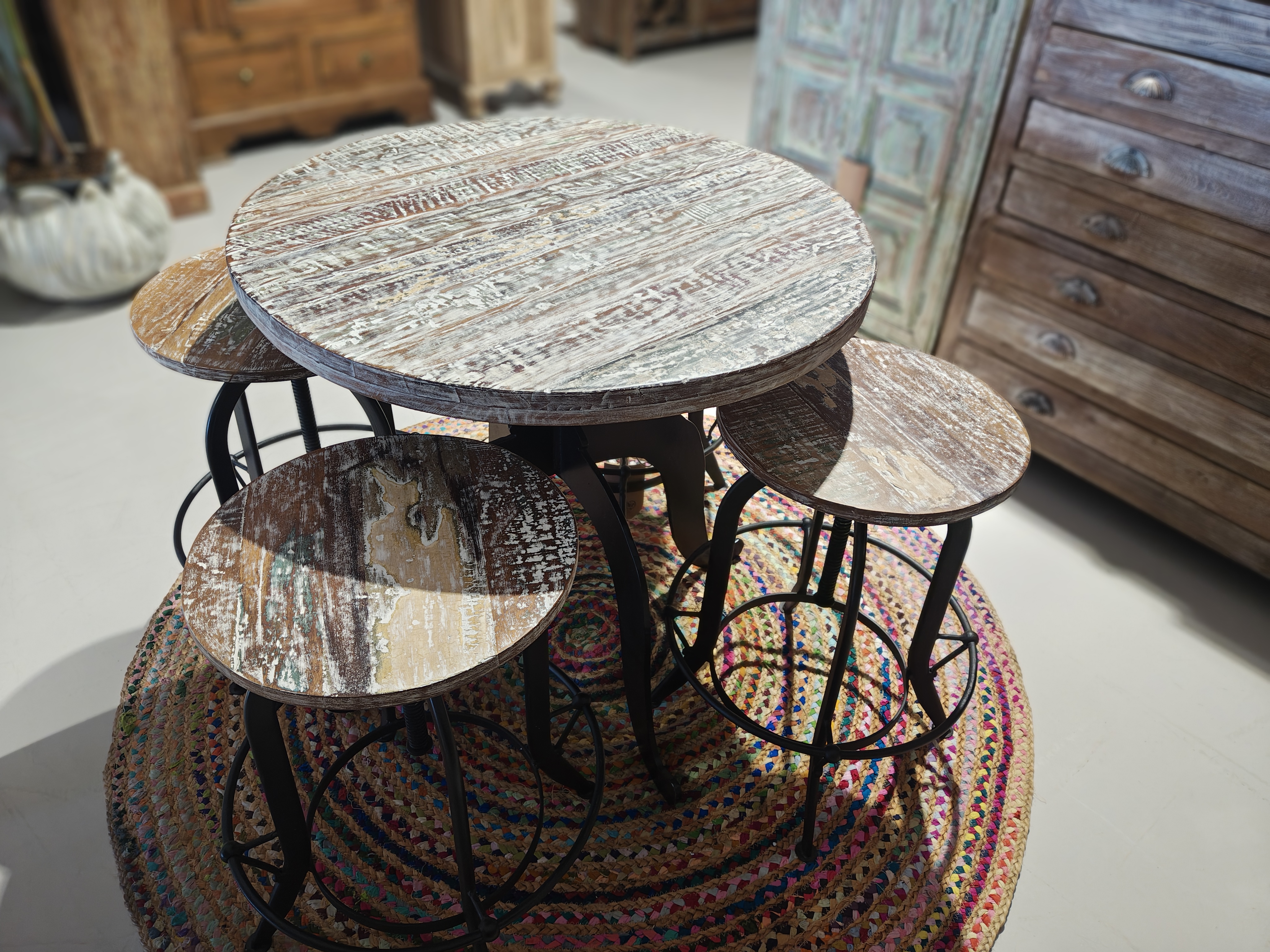 Set Mesa +4 taburetes Anaya: imagen 1