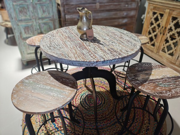 Set Mesa +4 taburetes Anaya: imagen 2